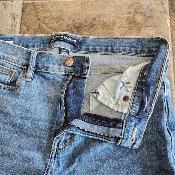 Calvin Klein‎ Jeans Womens 10 High Rise Skinny Sustainable Preppy Classic Casual - Picture 6 of 13